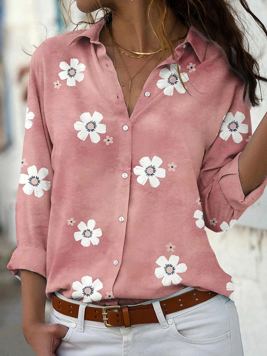 New elegant shirt ladies casual temperament women shirt fashion long-sleeved ladies shirt