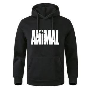 Men Animal Print Hoodie Sweatshirt Tops Men Womnen Fashion Brand Design Pullover Cotton Fleece Hoodies
