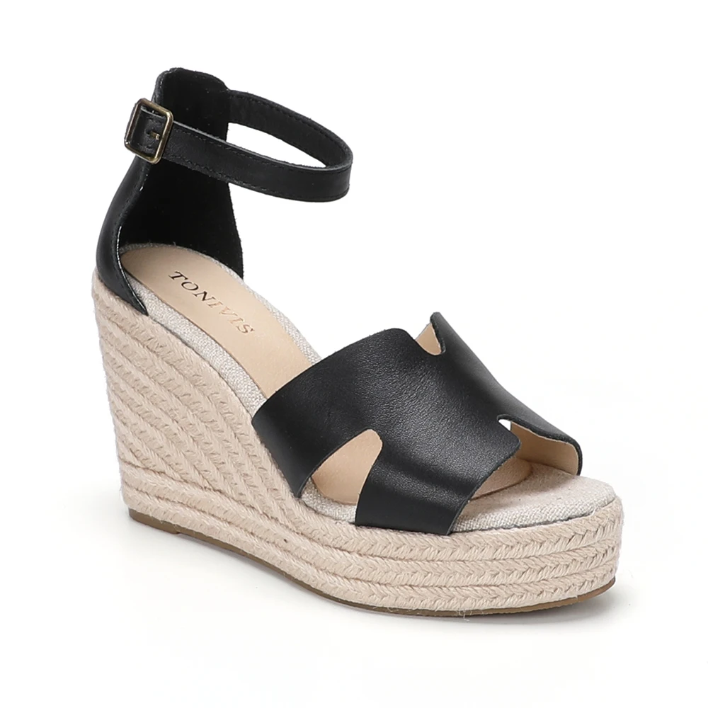 Sapatos Mulher Sapato Feminino Tienda Soludos Platform Wedges Sandals Shoes Heel For Dresses Heels Summer Sale Slip On Wedge - Image 6