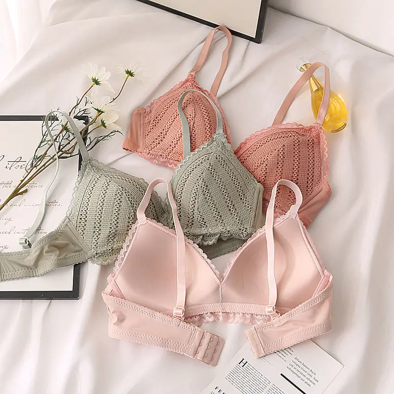 Women's Bra Lace Bras New Underwear Bras for Women Brassiere Sexy Female Wireless Push Up Bra Backless Bralette Lingerie Tops - Image 2