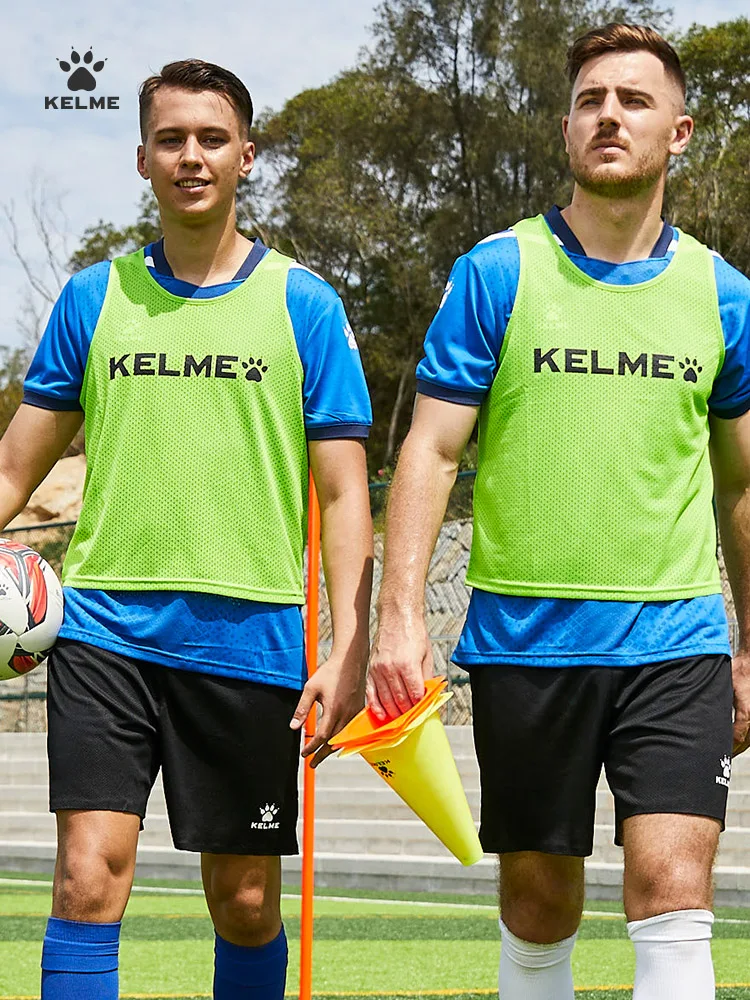 Kelme Sports Tank Top Men's Adult And Children's Football Basketball Training Competition Suit Breathable Tank Top Team Vest - Image 2