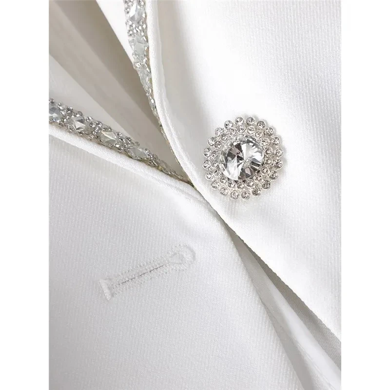 2022 Autumn Women's Blazer Paillettes Femme Summer Sunscreen Jacket White New Suit Jacket Women's Fashion Thin Black Cardigan - Image 6