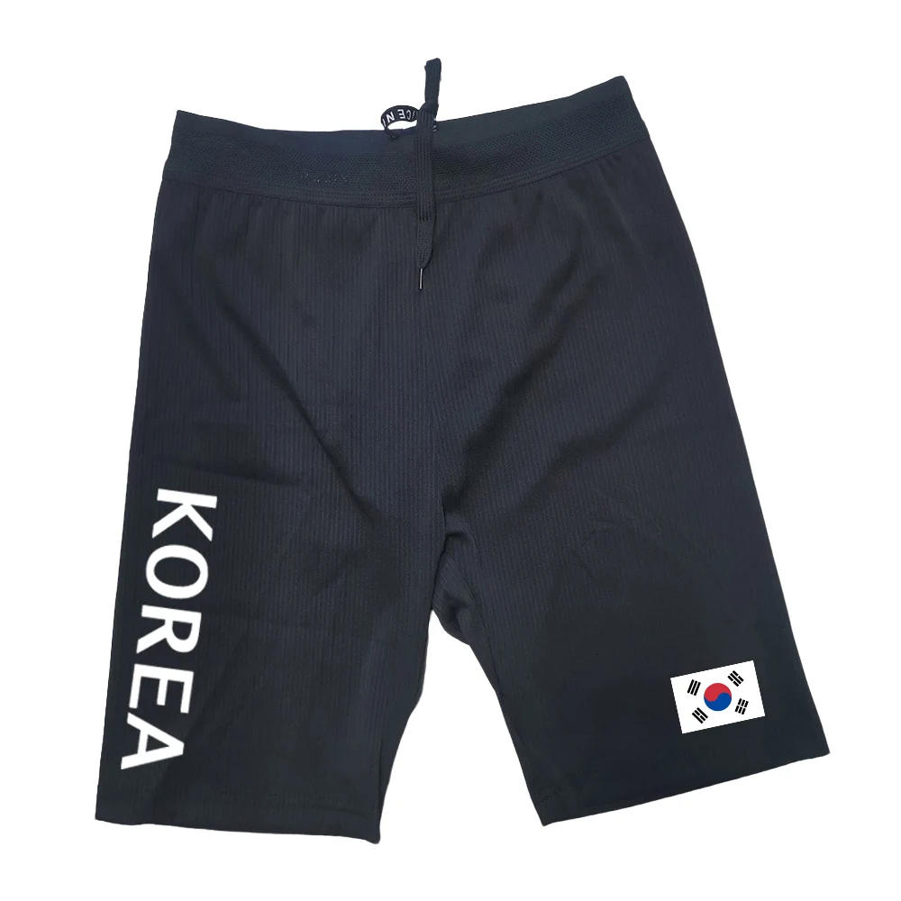 Korea Running Sportswear Men's Sports Lycra Running Man Tights Trousers Leggings Pants Gym Fitness Shorts Male Marathon - Image 3