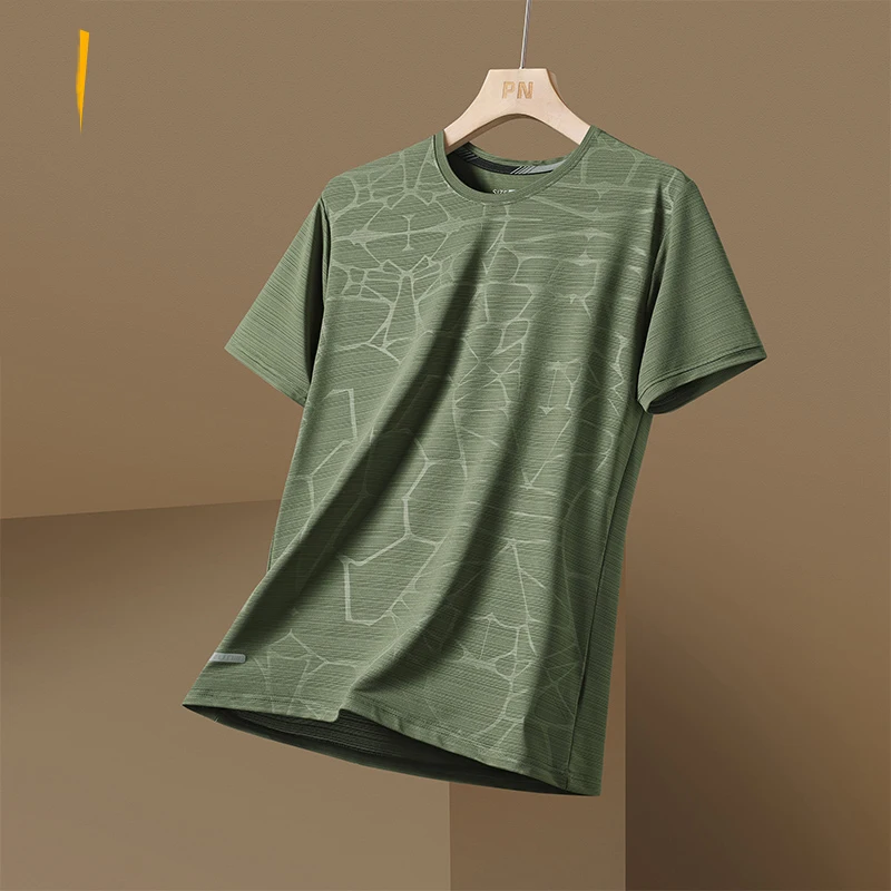 Quick Dry Sport T Shirt Men'S 2024 Short Sleeves Summer Casual Print Plus OverSize 3XL Top Tees GYM Tshirt Clothes - Image 5