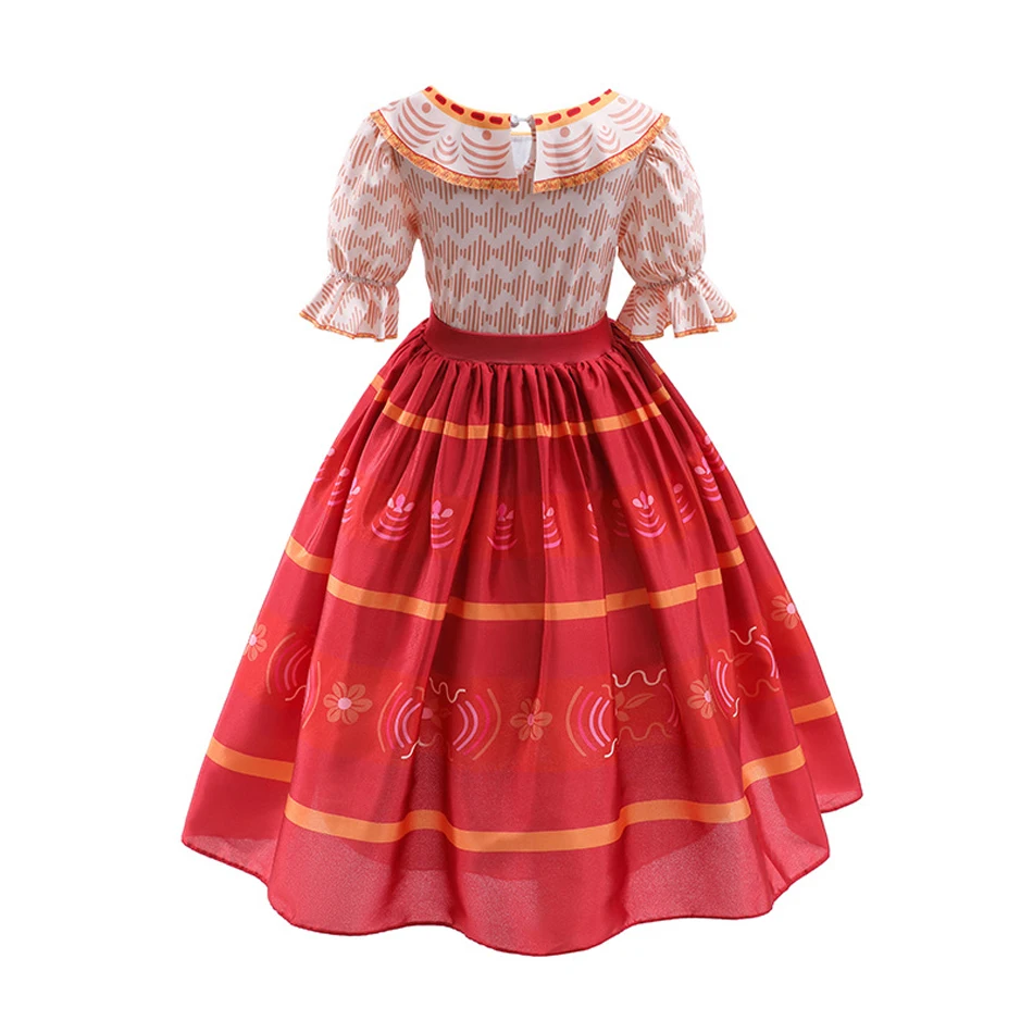 Girls Dolores Costume Kids Encanto Cosplay Princess Dress Children Birthday Carnival Party Vestido Madrigal Clothes Holiday Gift - Image 4