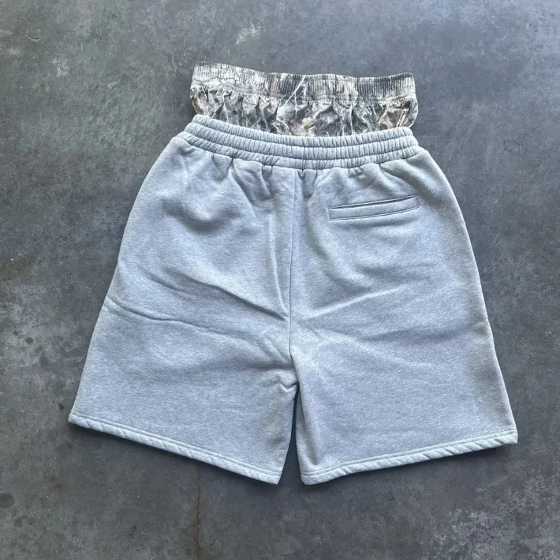 Y2K Retro Shorts Camouflage Pattern Double Waist Embroidered Streetwear Men Women Harajuku Hip Hop Casual Boxer Sports Shorts - Image 2