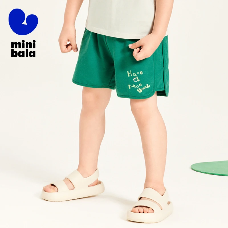 Mini Bala Long Pants Unisex Kids 2024 Summer Cotton Elastic Breathable Pants - Image 5