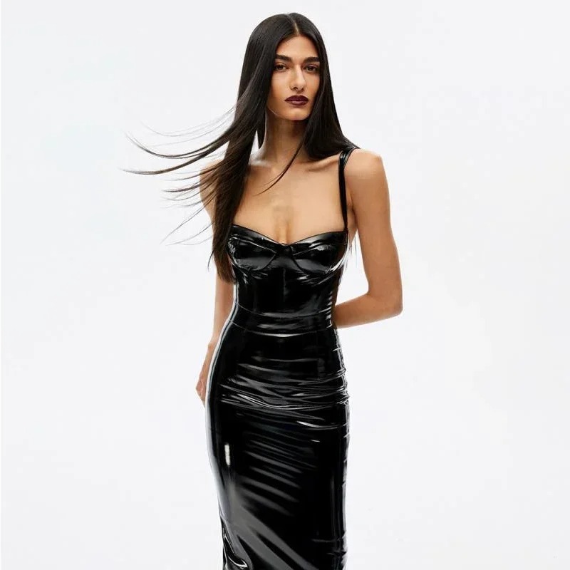 Sisterlinda Women Sexy Mesh See Through Bodycon Mini Dress Long Sleeve Off Shoulder Party Clubwear - Image 5