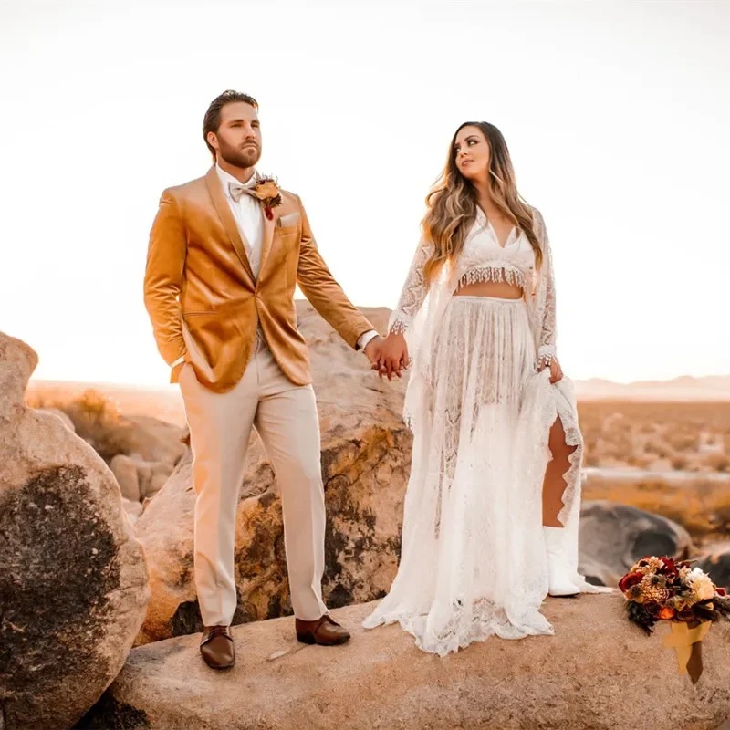 Women’s Boho Lace Maxi Dress – Beach Wedding and Event Dress - Image 6