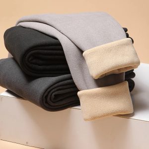 Men’s Winter Thermal Underwear Pants – Warm Wool-Blend Thickened Leggings (2-Piece Set)