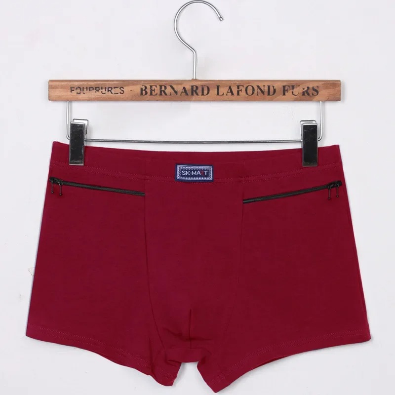 Men’s Anti-Theft Boxer Briefs with Zipper Pockets – Cotton Security Underwear - Image 5
