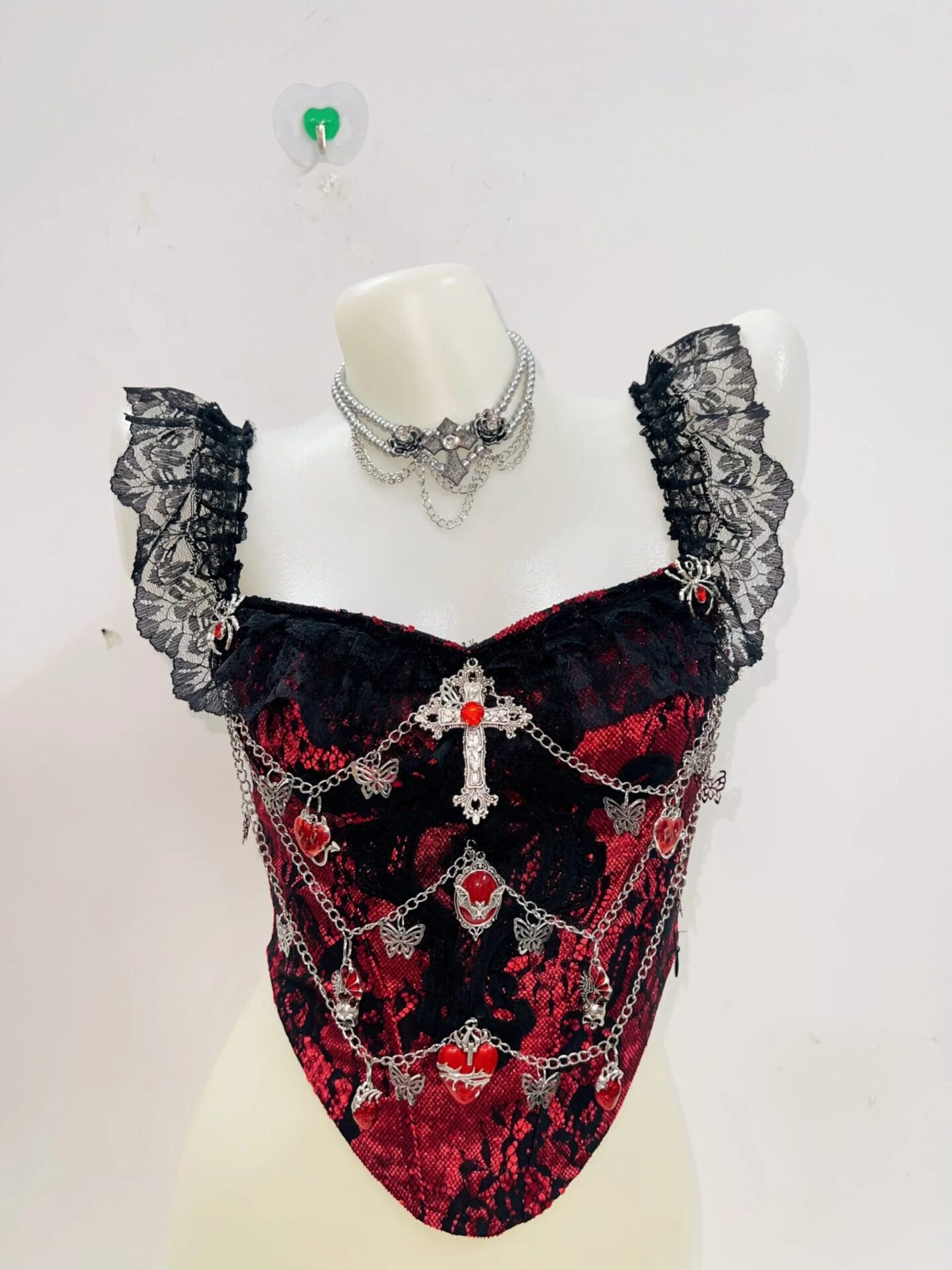 Women’s Y2K Gothic Skull Corset Crop Top – Harajuku E-Girl Punk Tank - Image 4