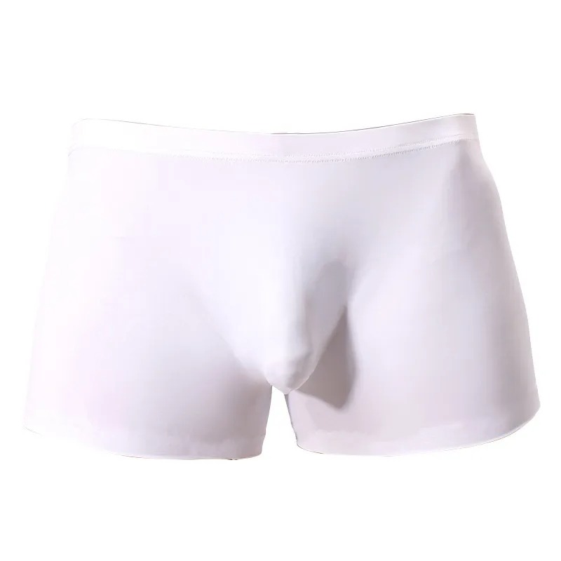 Men’s Seamless Silk Boxer Briefs – High Elastic U-Pouch Slim Fit Underwear - Image 7