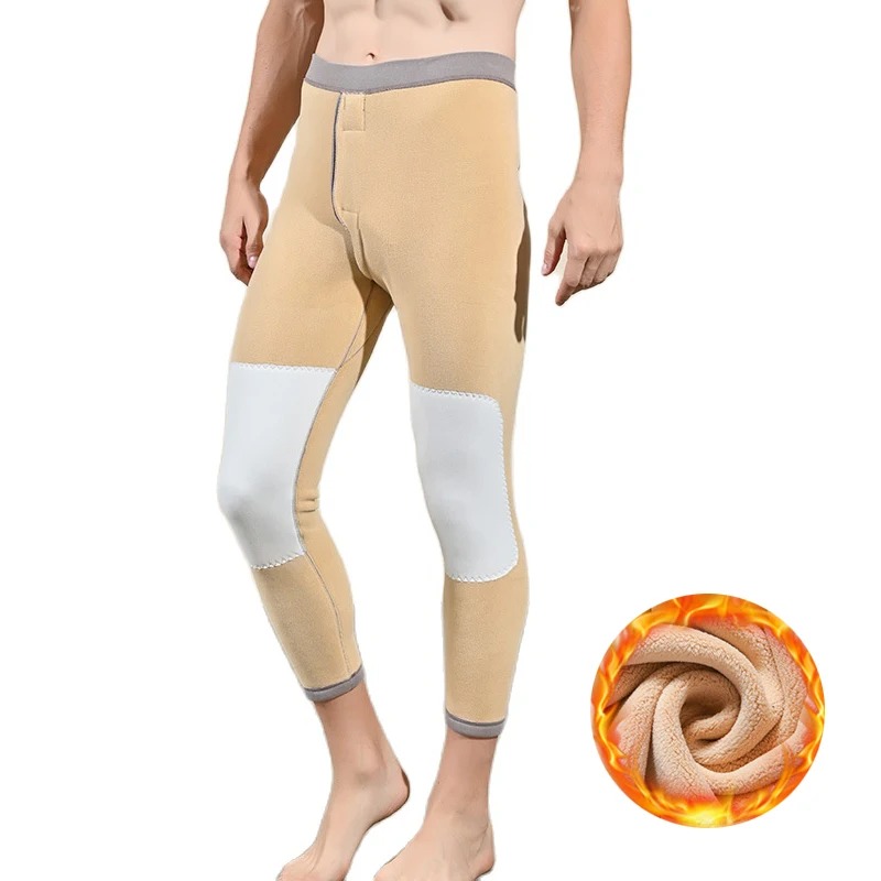 Men’s Winter Thermal Underwear Pants – Warm Wool-Blend Thickened Leggings (2-Piece Set) - Image 5
