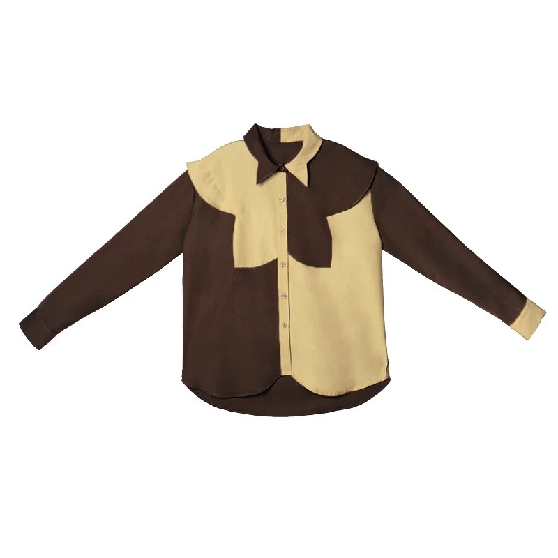 Women’s Short Patch Butterfly Shirt – Spring Casual Soft Girl Top - Image 3