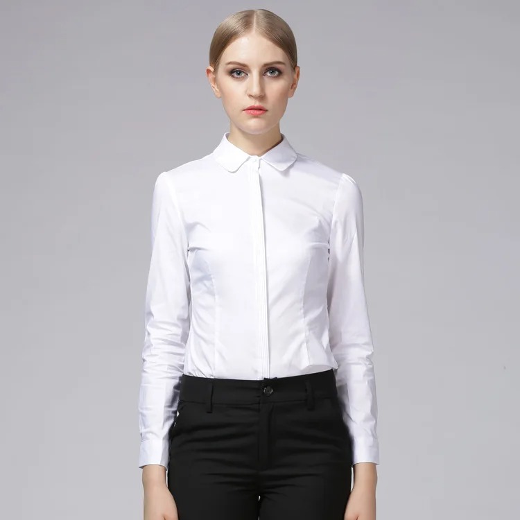 Ruoru Elegant Women Bodysuit Long Sleeve Office Wear Bodycon Top - Image 2