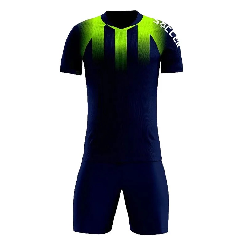 Men & Kids Training Football Jersey Set 23/24 – Custom Sublimation Quick-Dry Team Club Soccer Uniform - Image 4
